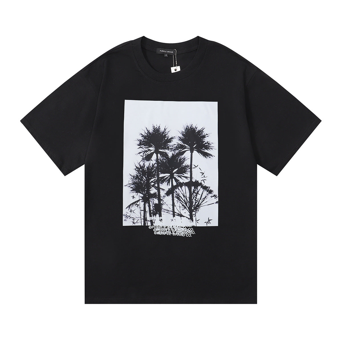 PURPLE  fashion T-shirt