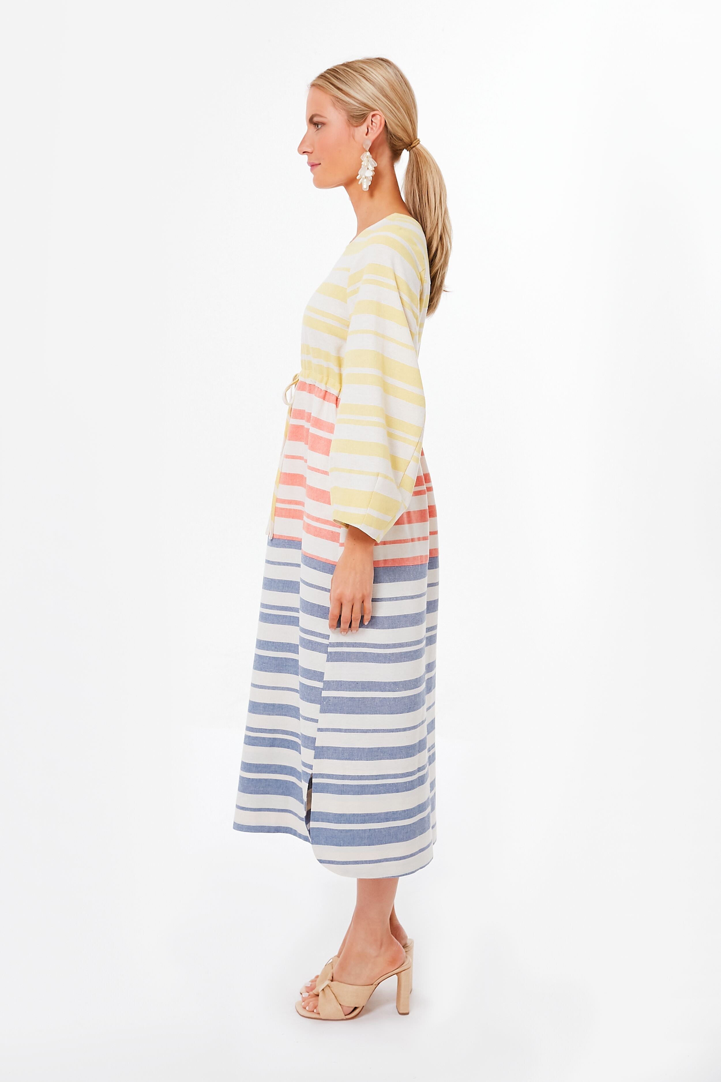 Sunset Stripe Cleo Dress