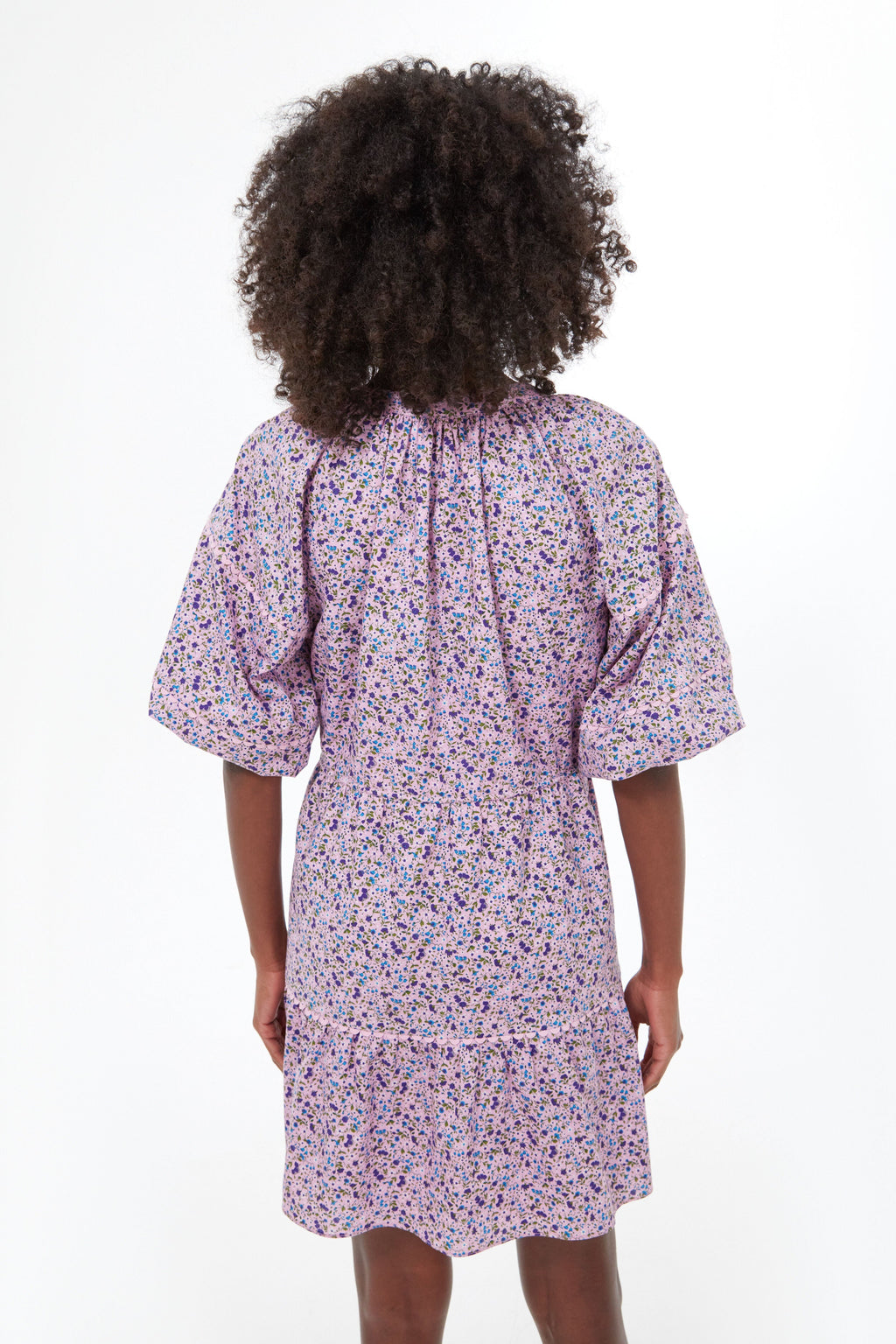 Purple Floral Matilda Dress