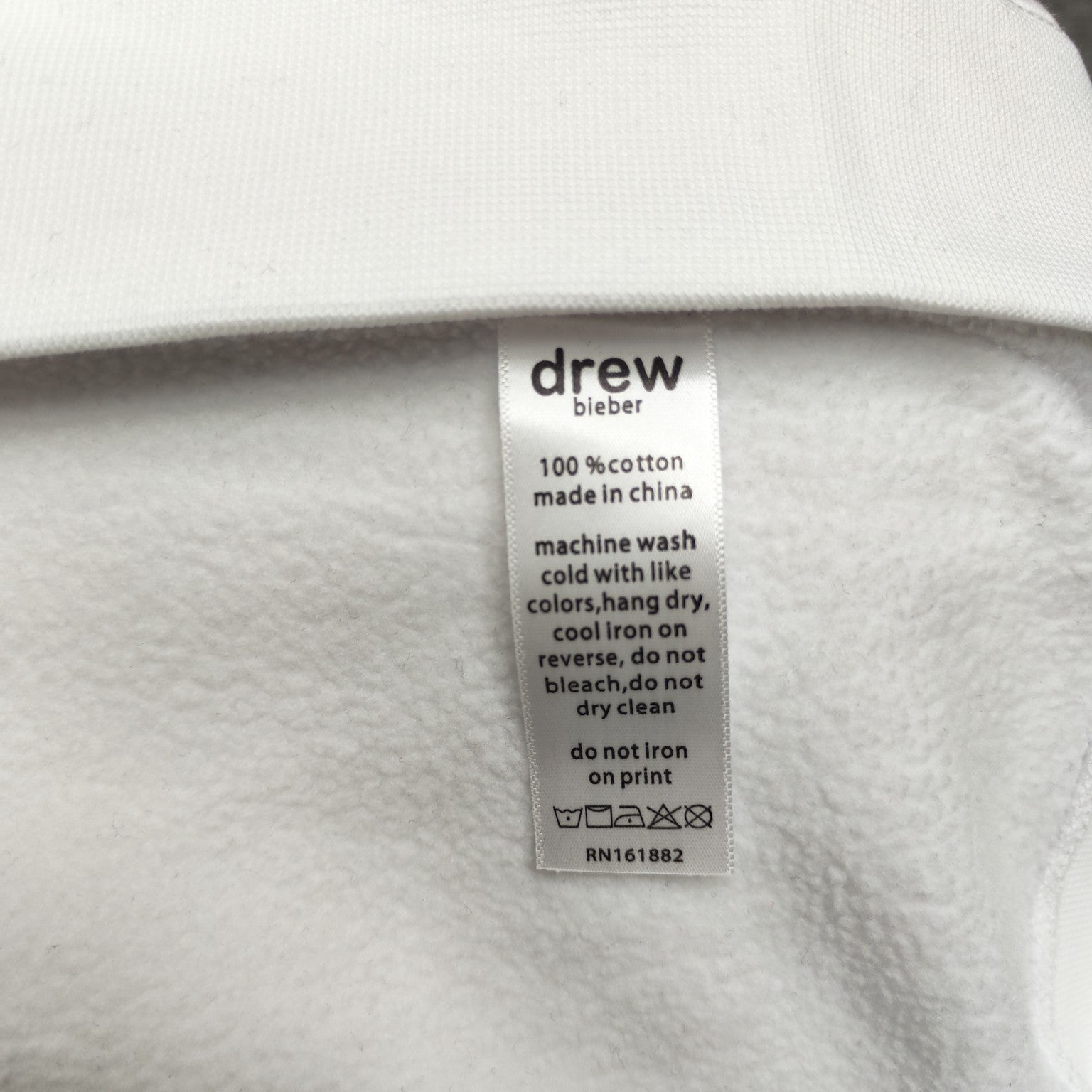 Drew House Sweatshirts Unisex Ice Cream Pattern Fleece Crew Neck Sweater