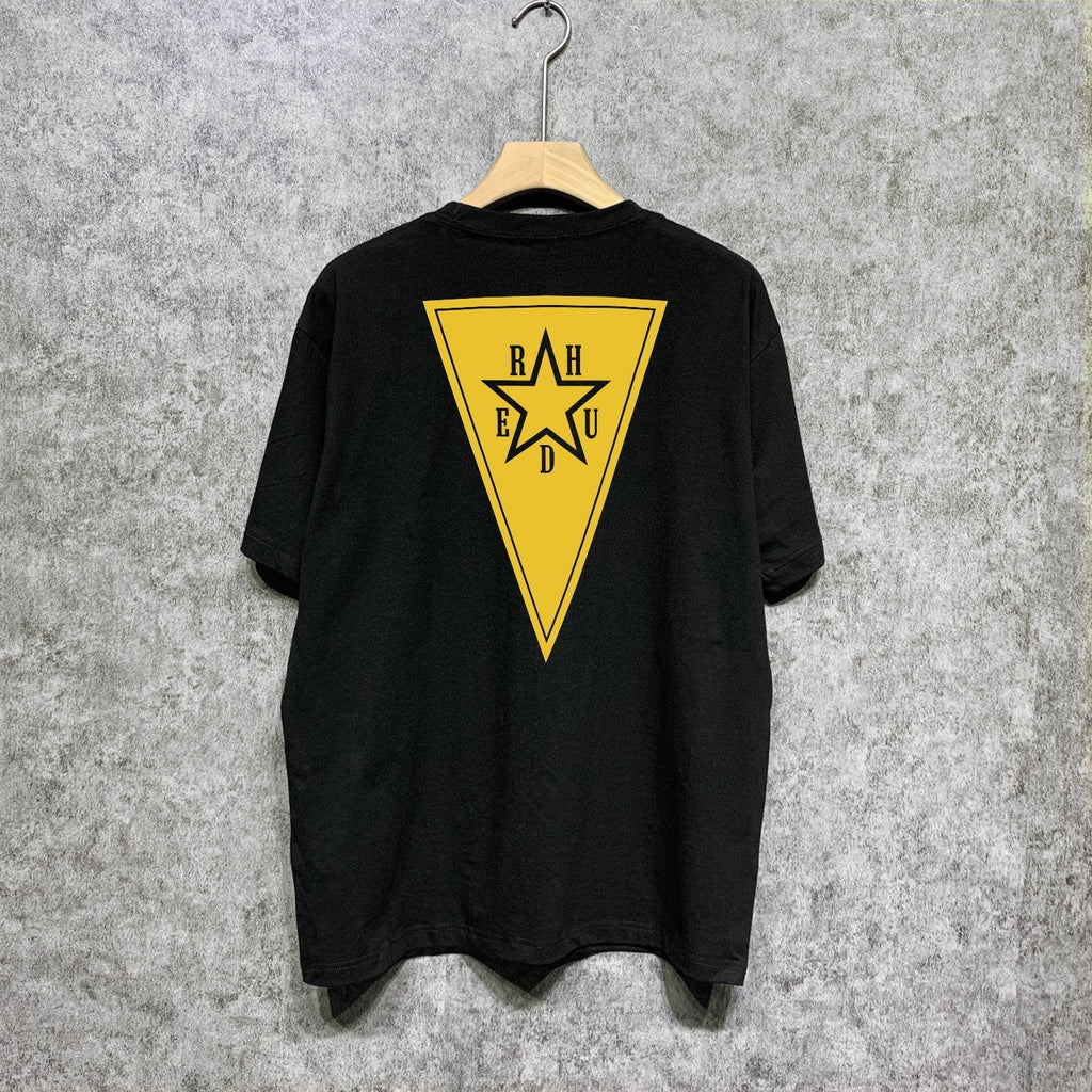 Rhude T-shirts Printed Trendy Pure Cotton