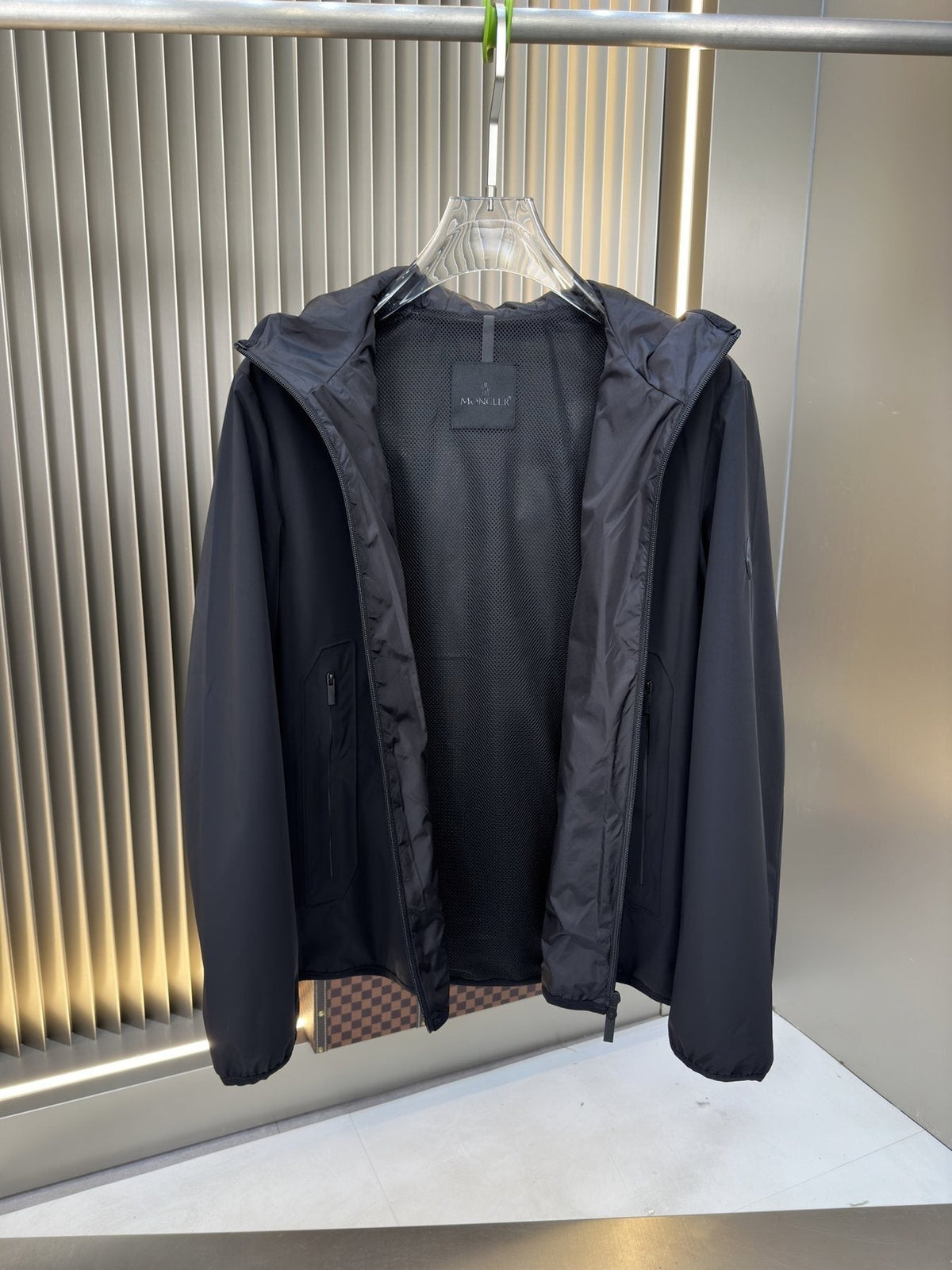Moncler Hooded Zip Jacket — detail