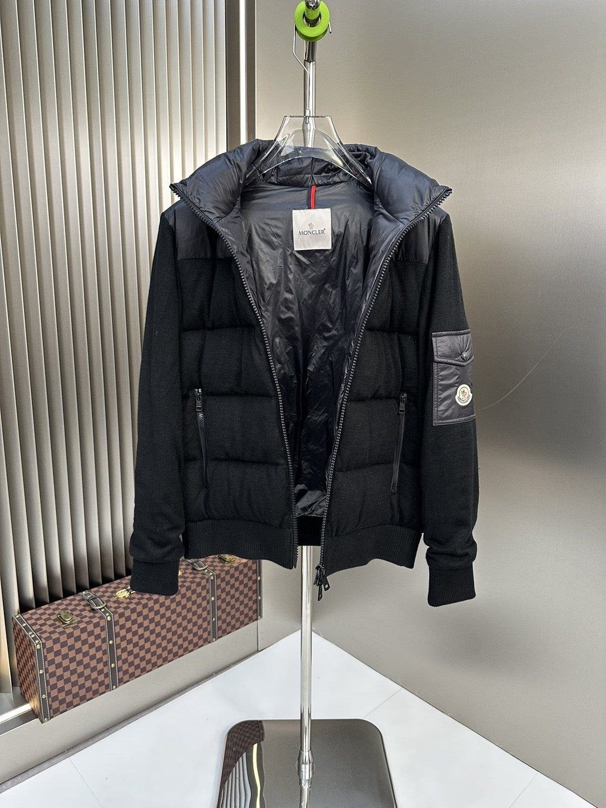 Moncler Quilted Puffer Jacket — detail