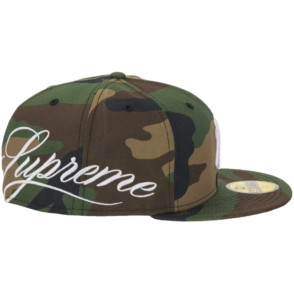 Supreme New York Yankees New Era 59FIFTY Fitted Hat Woodland Camo