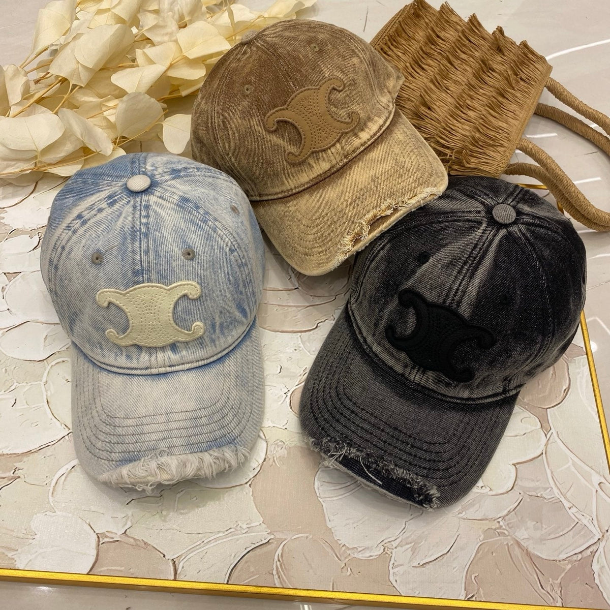 Celine Washed Baseball Cap